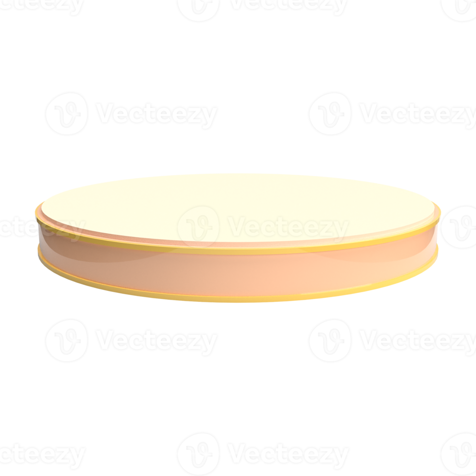 3D Render Podium png