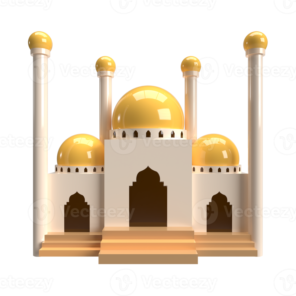 3D Render Mosque png