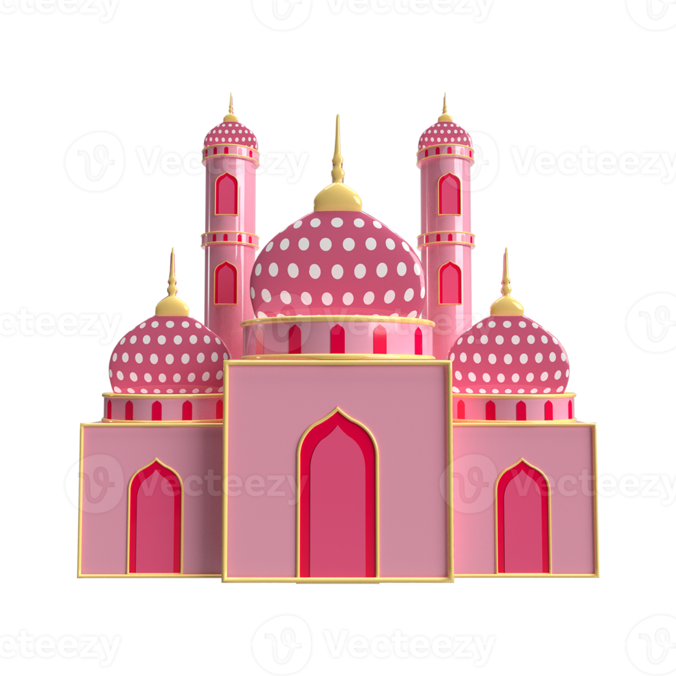 3D Render Mosque png