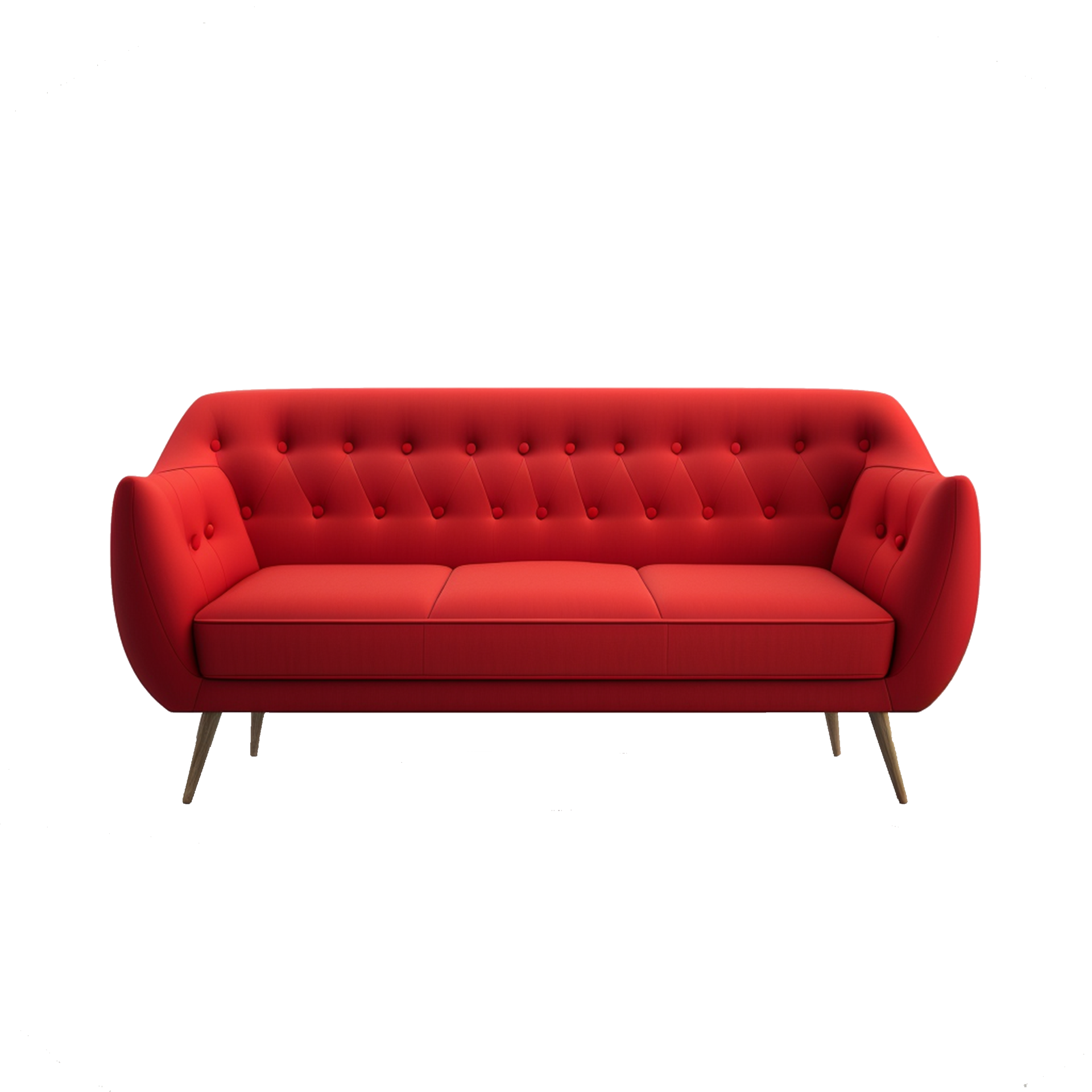 minimalist modern sofa on transparent background , 22924728 PNG
