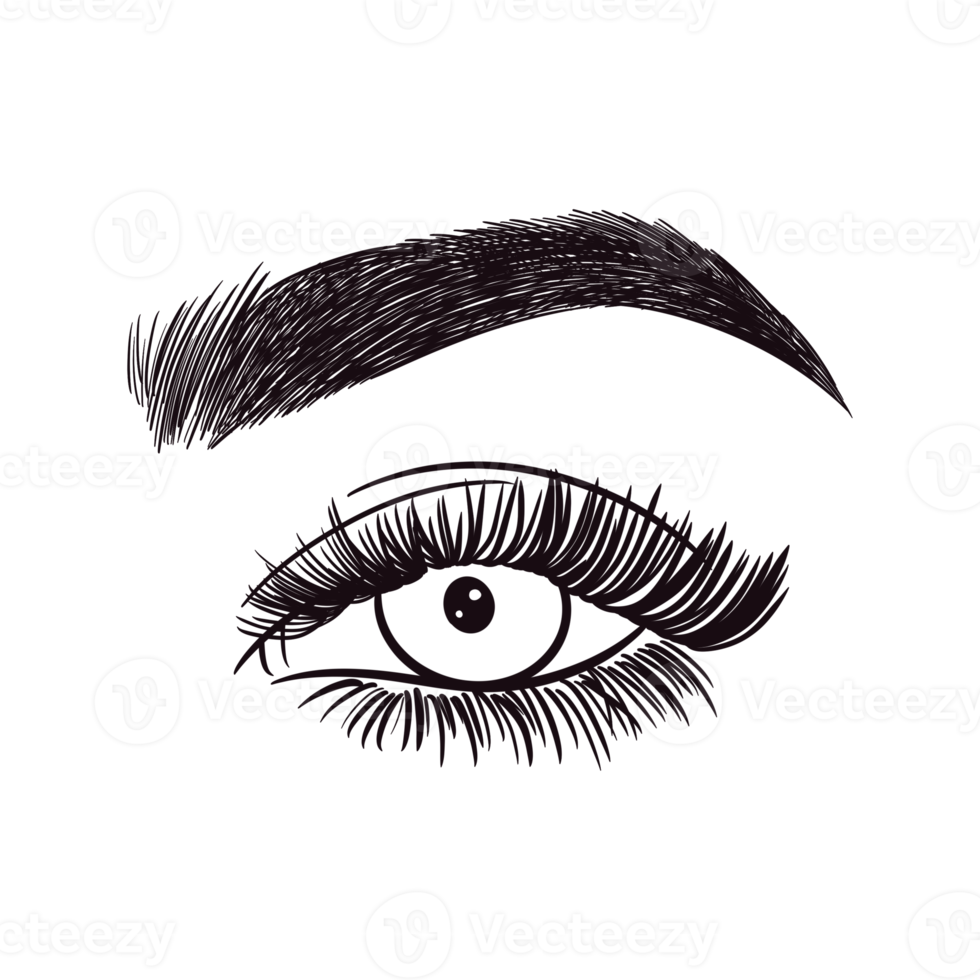 Sexy Eyes Lashes Brows 22924737 PNG