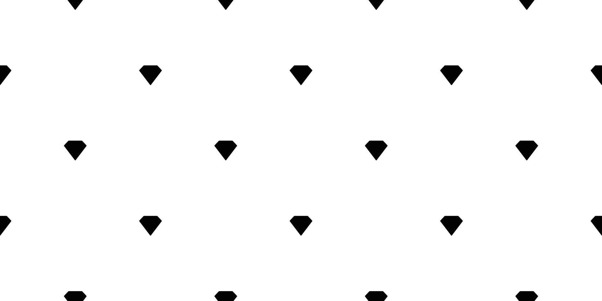 diamond gem seamless pattern crystal jewelry isolated vector wallpaper background black