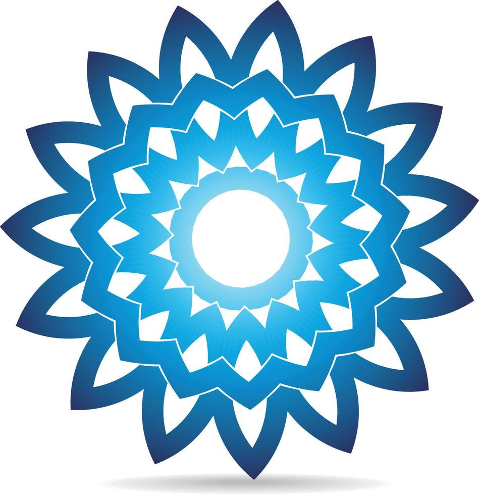 vector ilustración de azul estrella