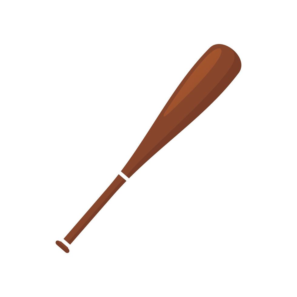 Baseball bat icon isolated on white background vector