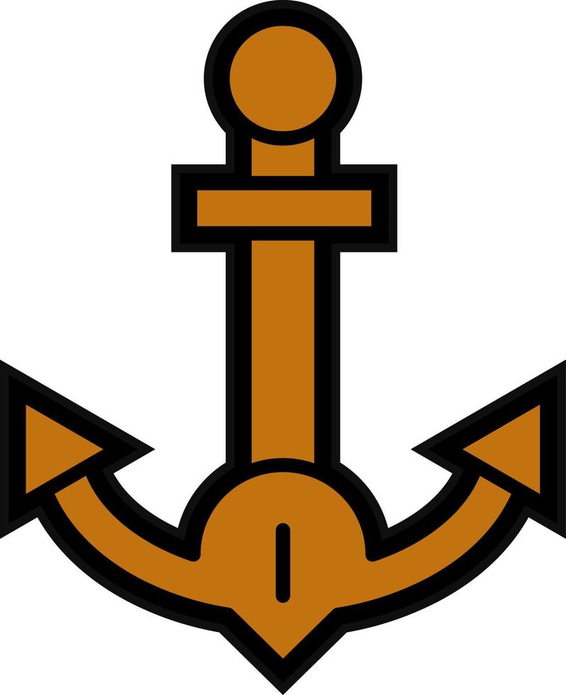 Anchor Vector Icon Design