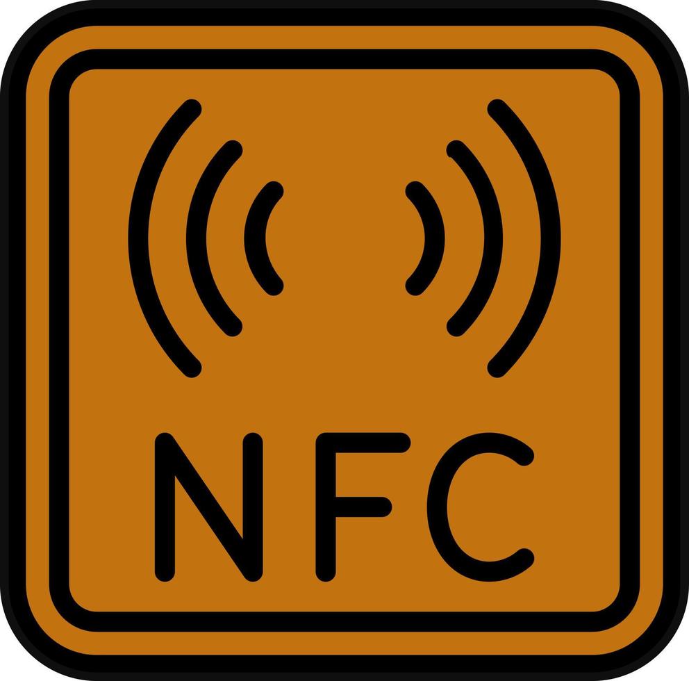 Nfc Vector Icon Design