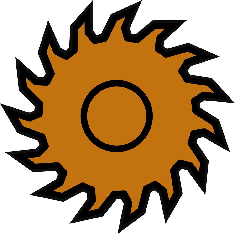 diseño de icono de vector de sierra circular