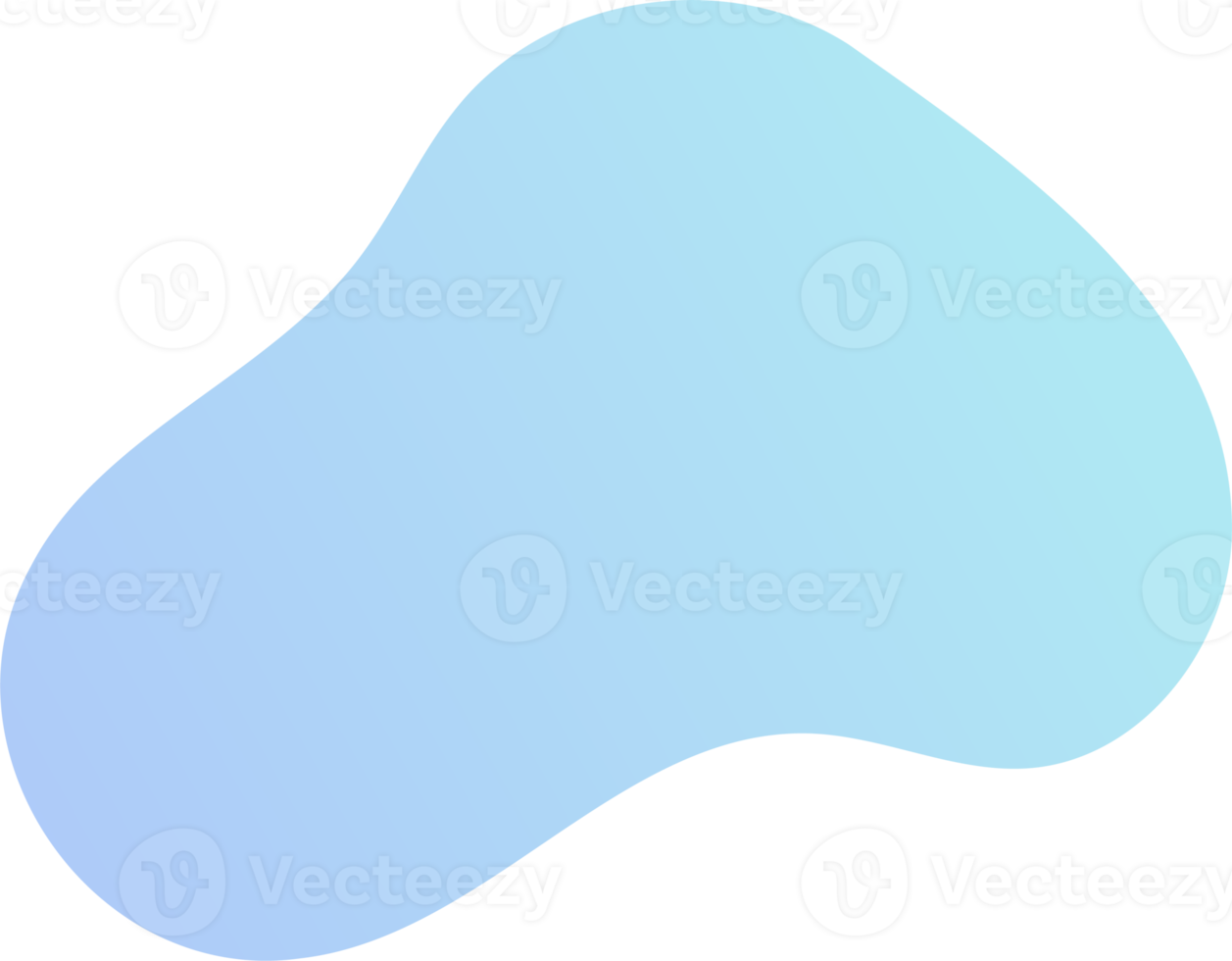 abstract vloeistof vorm geven aan. helling vloeistof element. amoebe plons ontwerp png