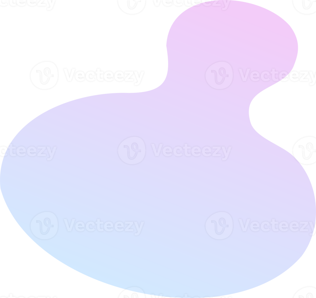 abstract vloeistof vorm geven aan. helling vloeistof element. amoebe plons ontwerp png