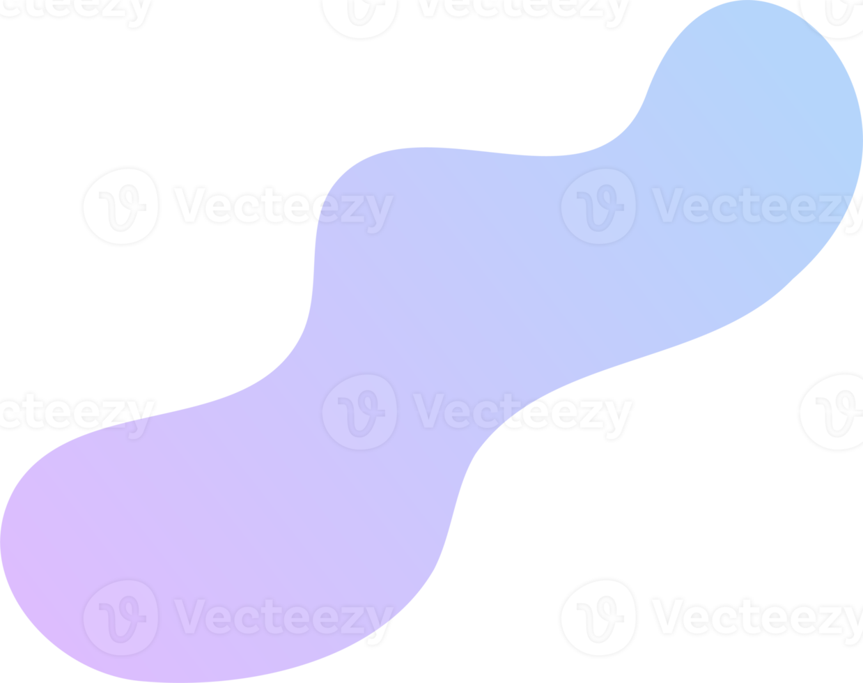 abstrakt vätska form. lutning flytande element. amöba stänk design png