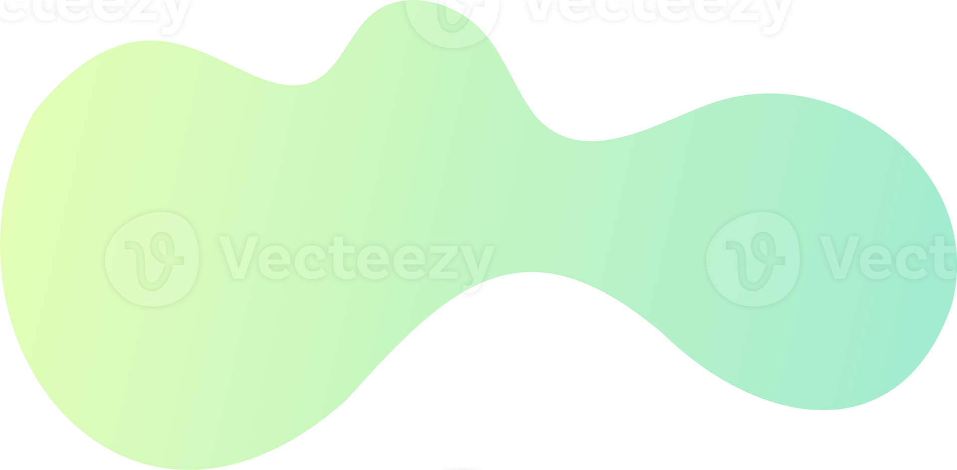 Abstract fluid shape. Gradient liquid element. Amoeba splash design png