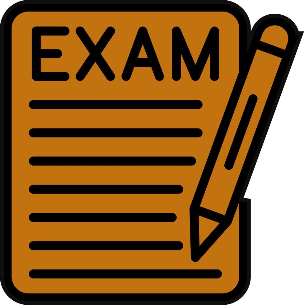 Exam Vector Icon Design