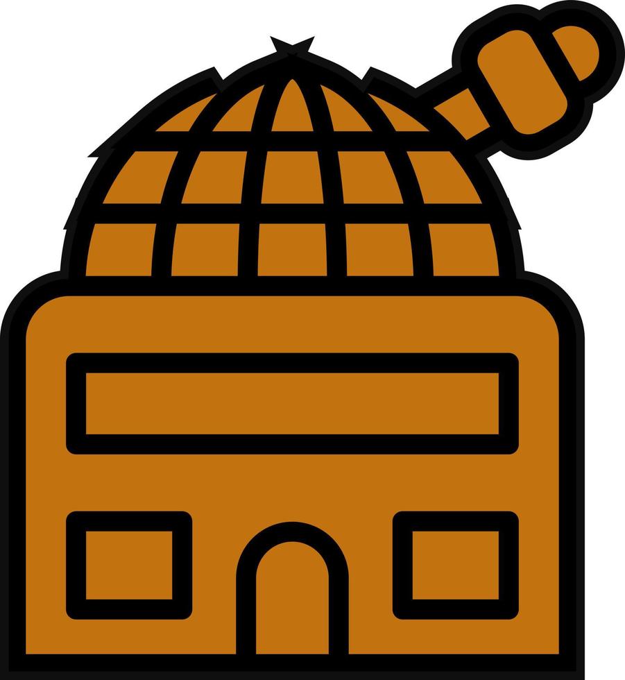 Observatory Vector Icon Design