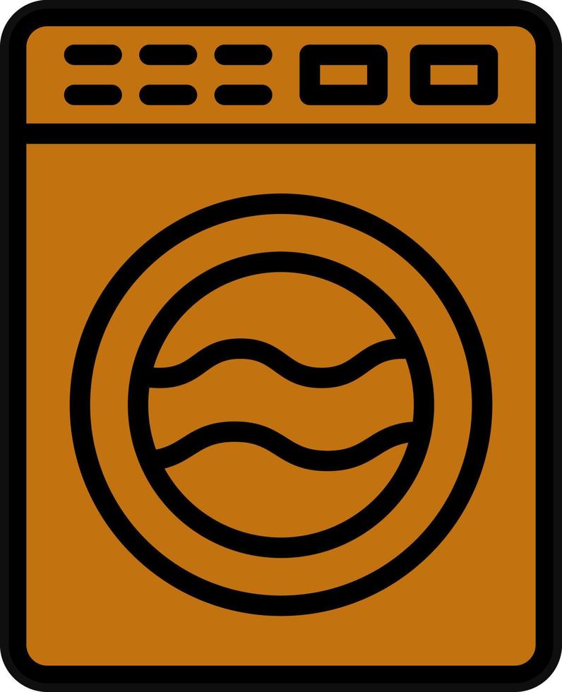 Washing Machine Vector Icon Design