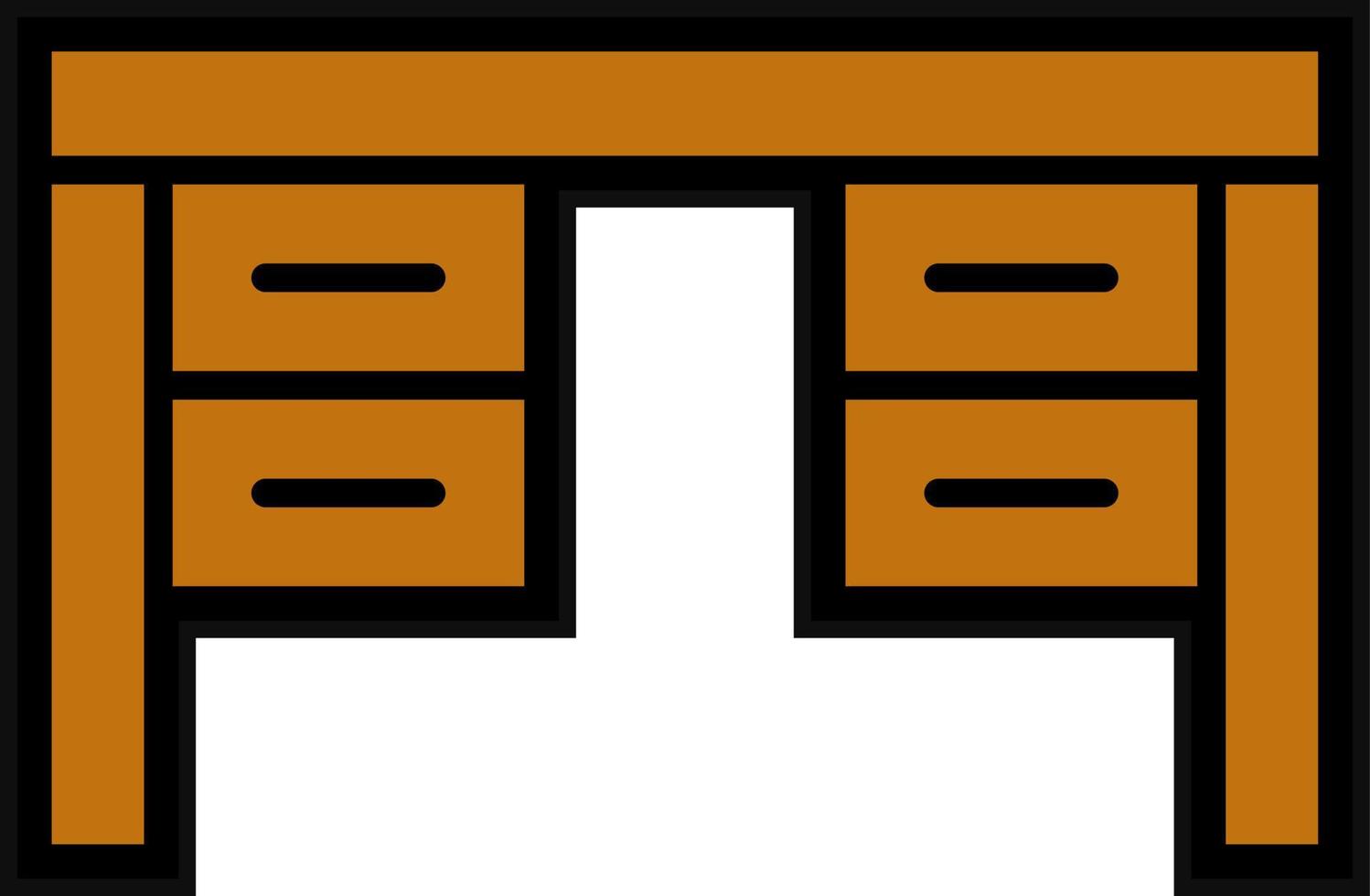 Desk Vector Icon Design