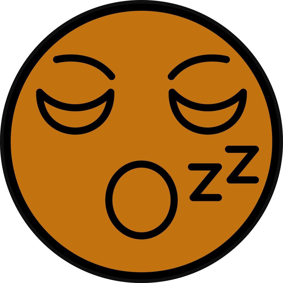 Sleepy Vector Icon Design