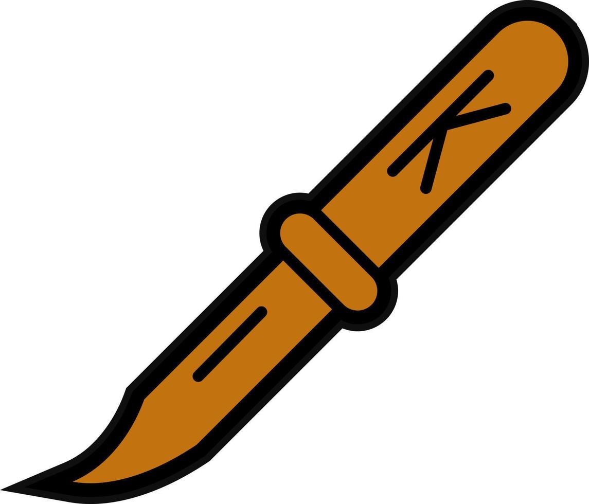 diseño de icono de vector de cuchillo