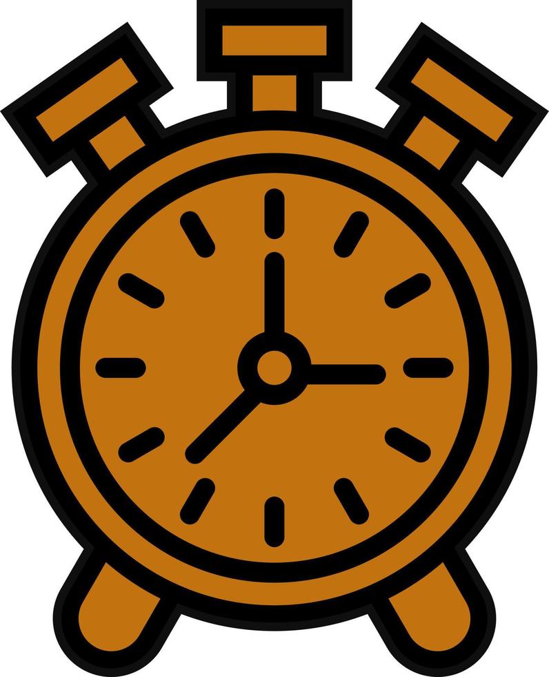 Alarm Clock Vector Icon Design