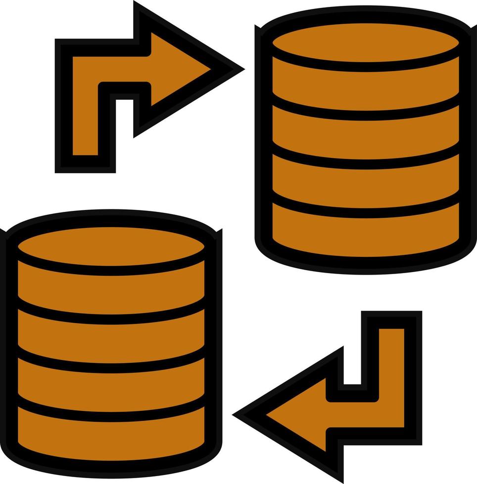 Data Transfer Vector Icon Design
