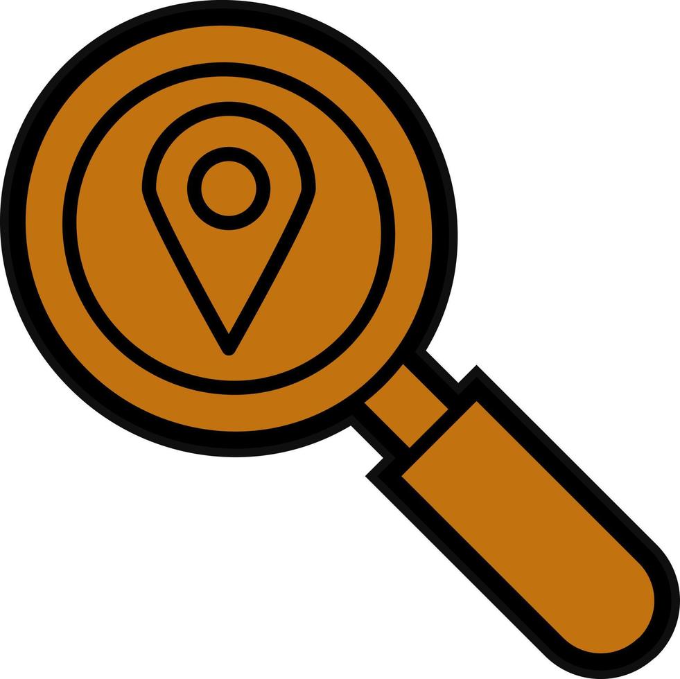 Search Location Vector Icon Design