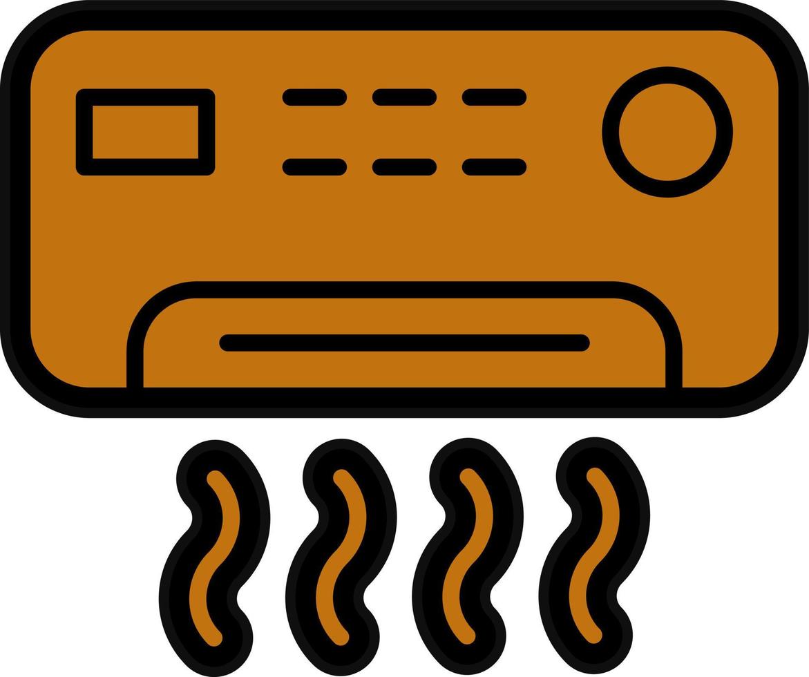 Air Conditioner Vector Icon Design