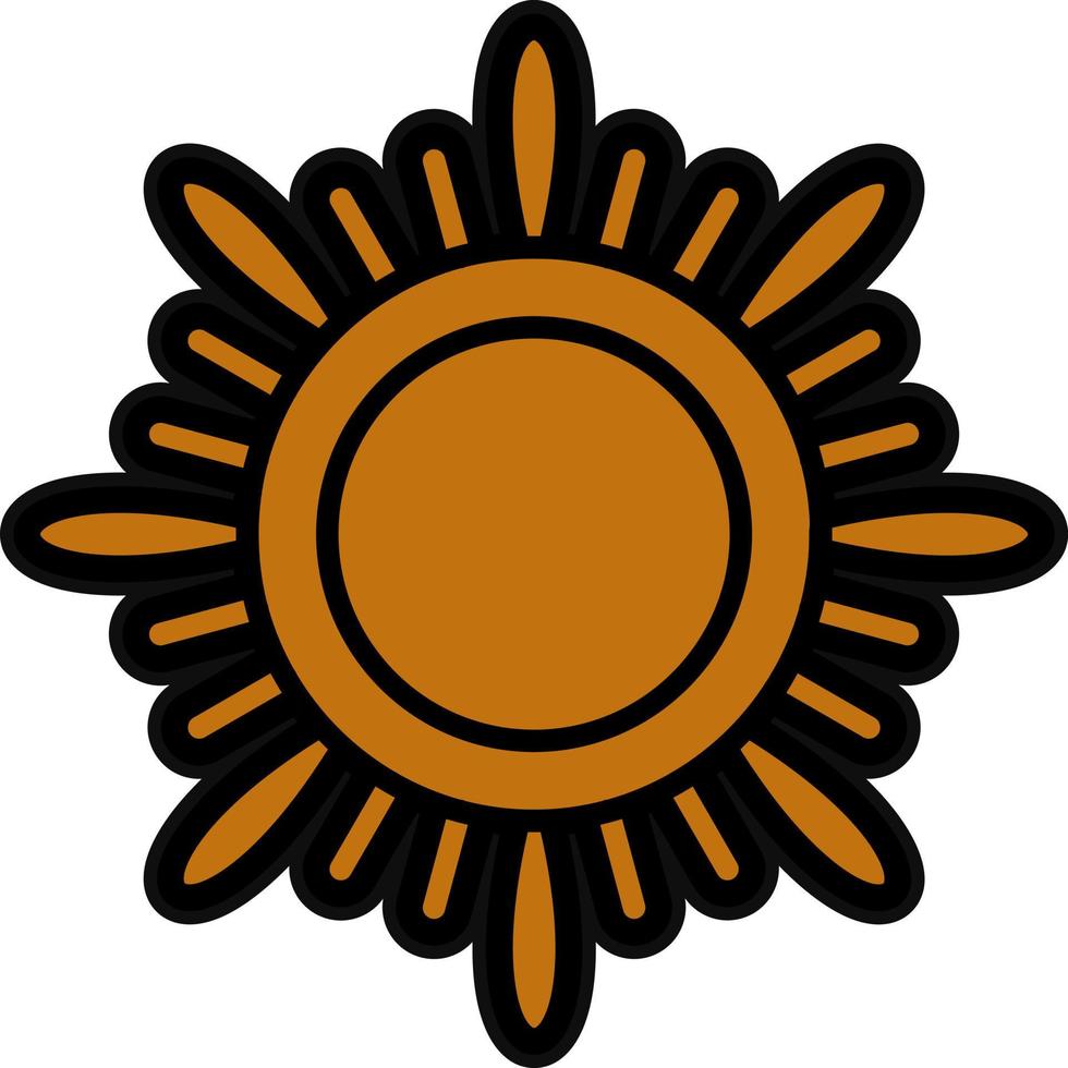 Sun Vector Icon Design