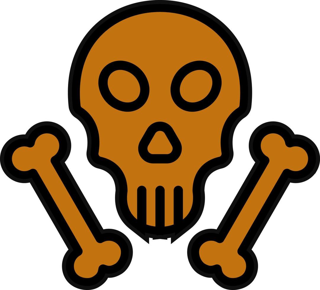 Jolly Roger Vector Icon Design