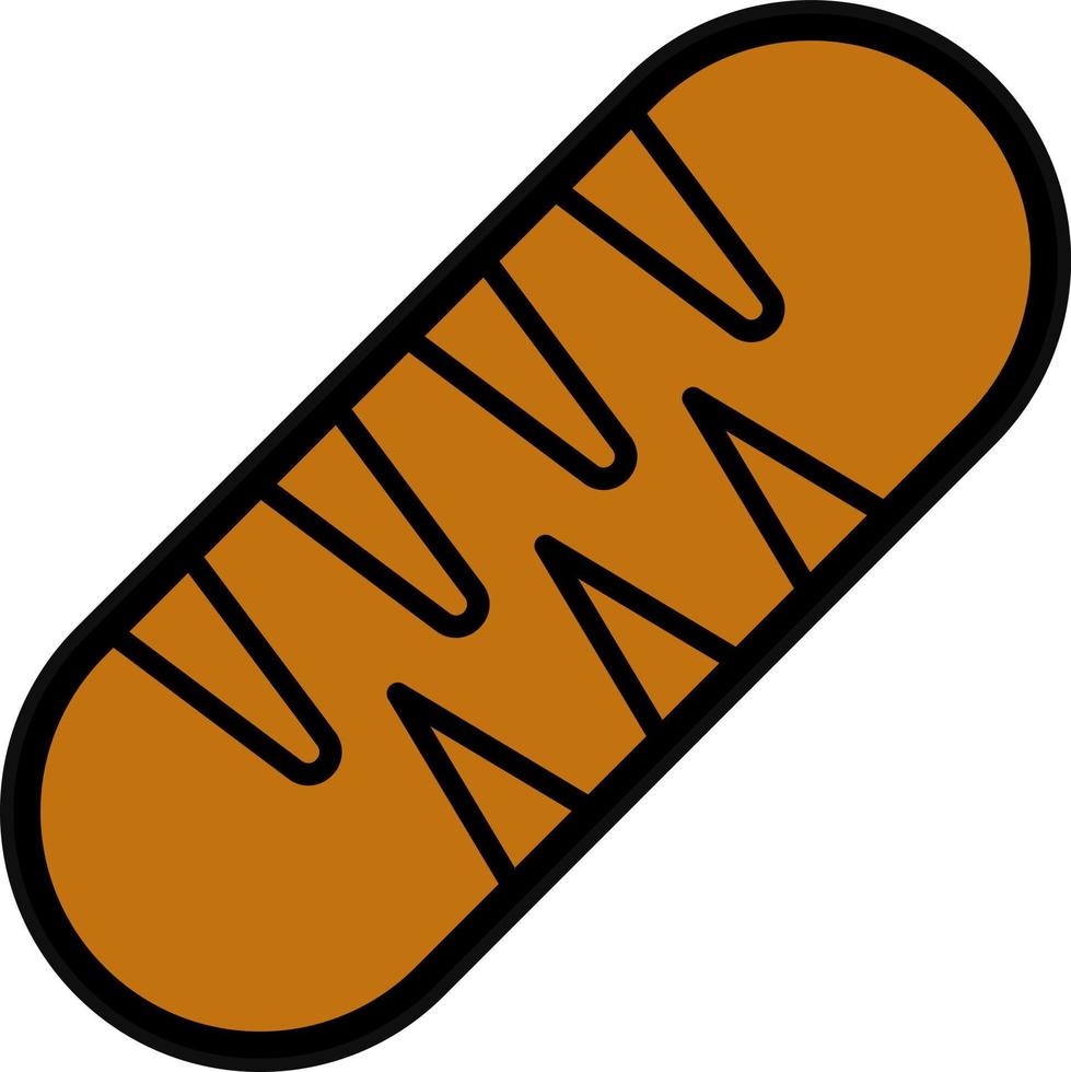 diseño de icono de vector de baguette