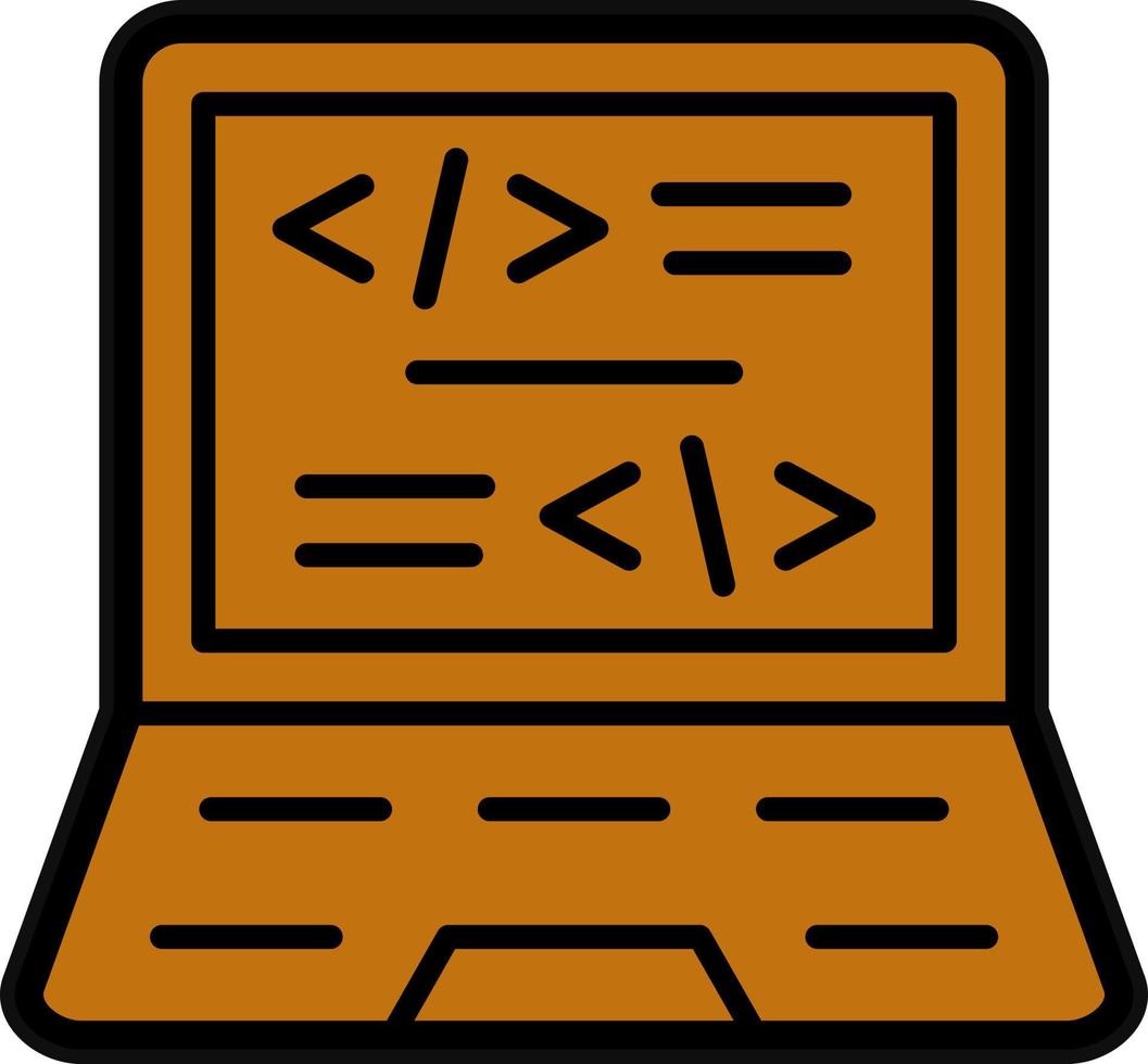 Coding Vector Icon Design