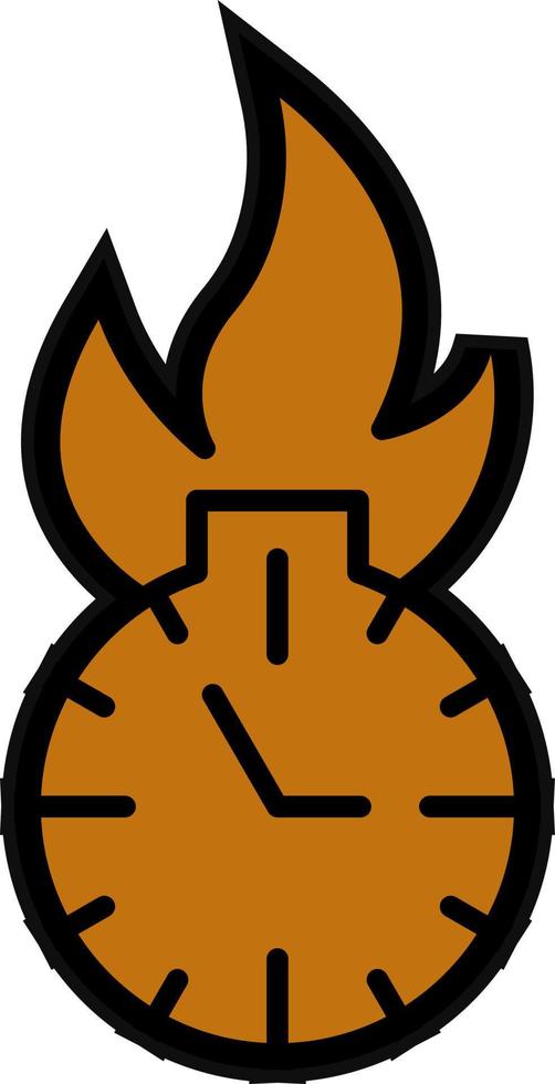 Deadline Vector Icon Design