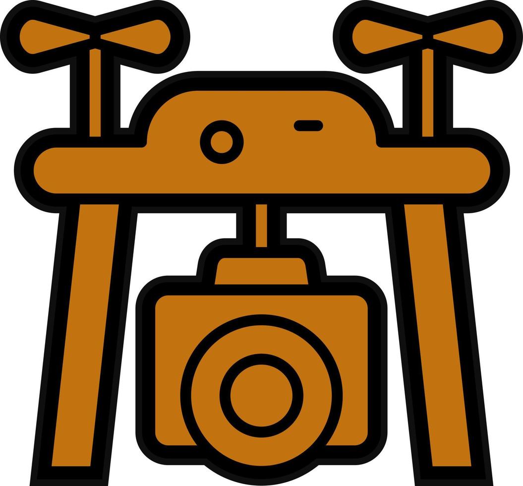 Drone Camera Vector Icon Design