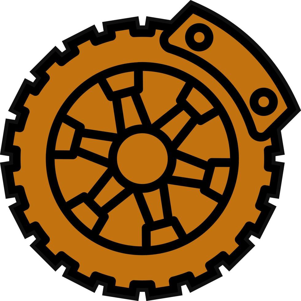 Brake Disc Vector Icon Design