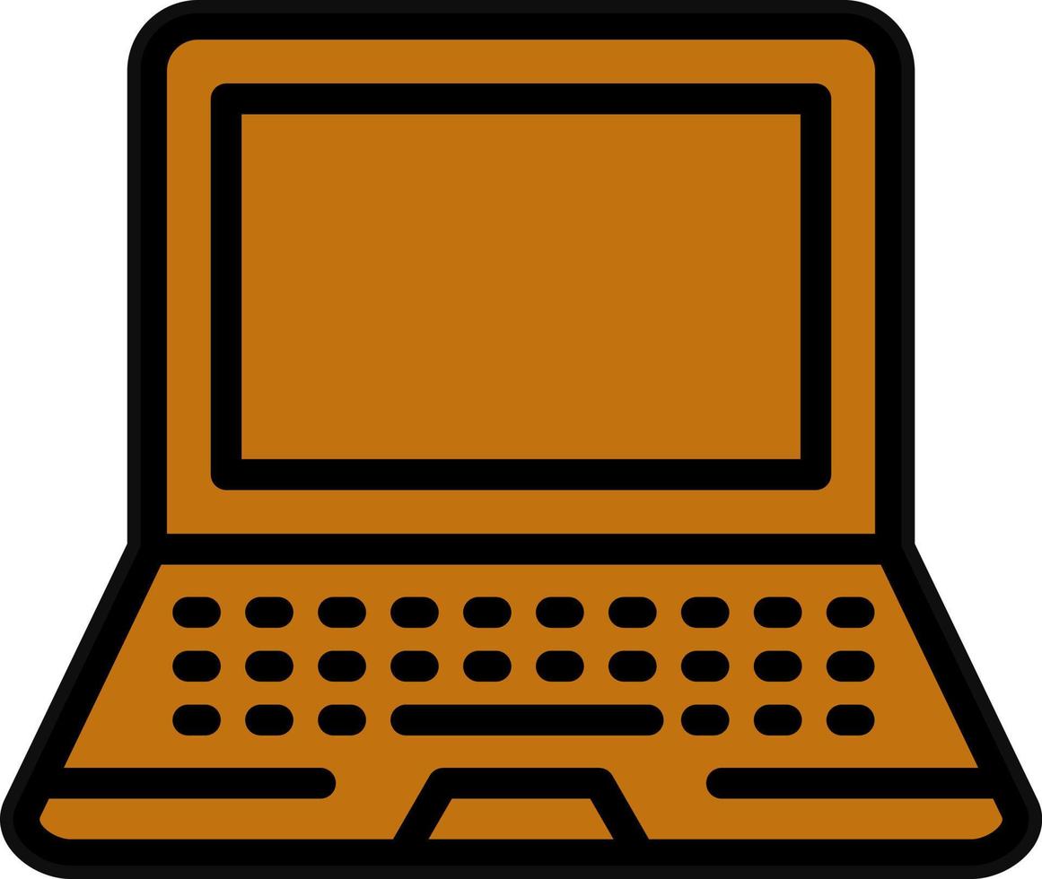 Laptop Vector Icon Design