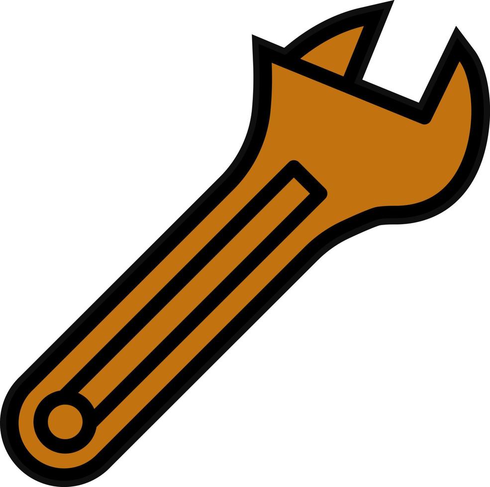 Wrench Vector Icon Design