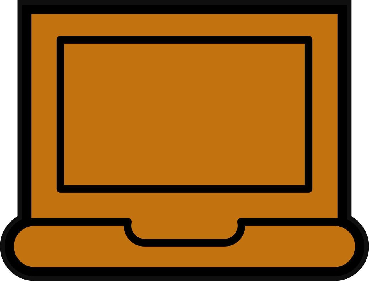 Laptop Vector Icon Design