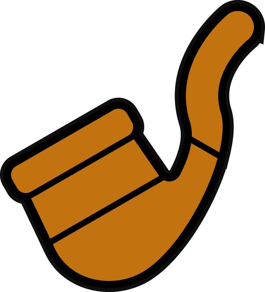 Smoking Pipe Vector Icon Design