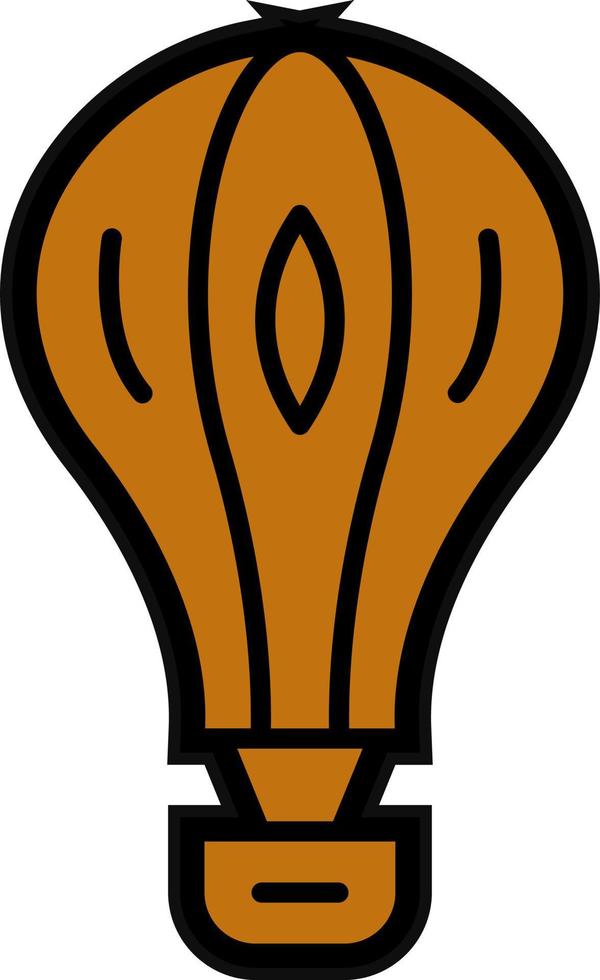 Air Ballon Vector Icon Design