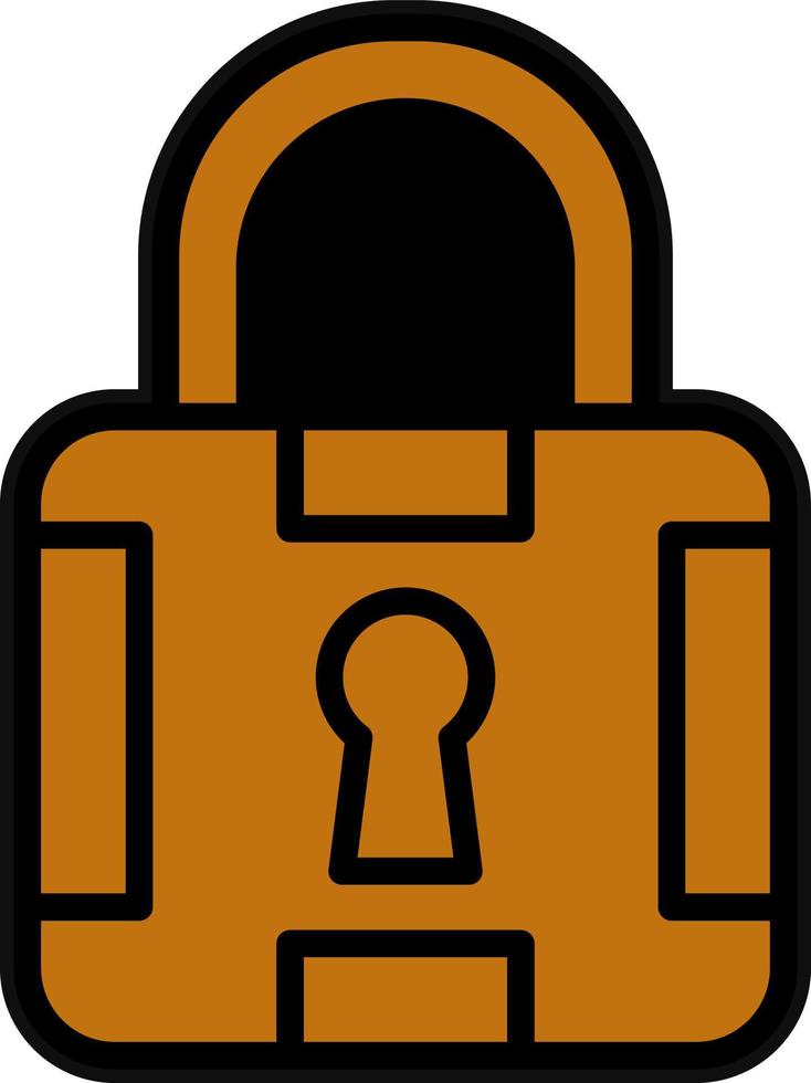 Padlock Vector Icon Design