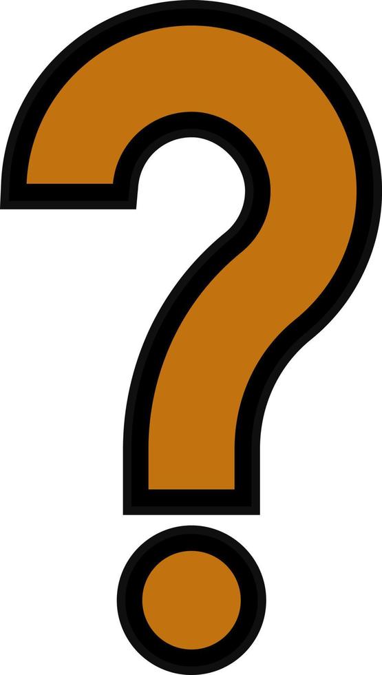 Question Vector Icon Design