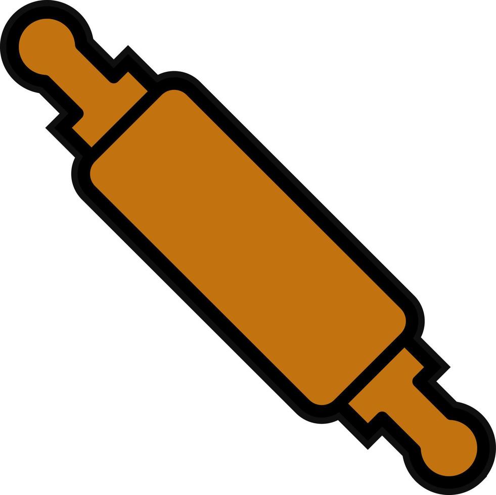 Rolling Pin Vector Icon Design