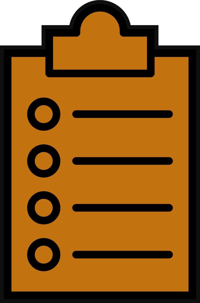 List Vector Icon Design