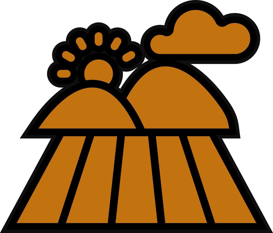 Field Vector Icon Design