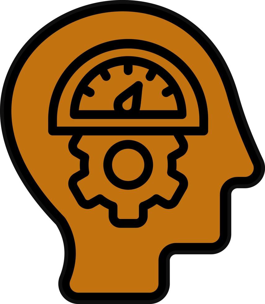 Mental Control Vector Icon Design