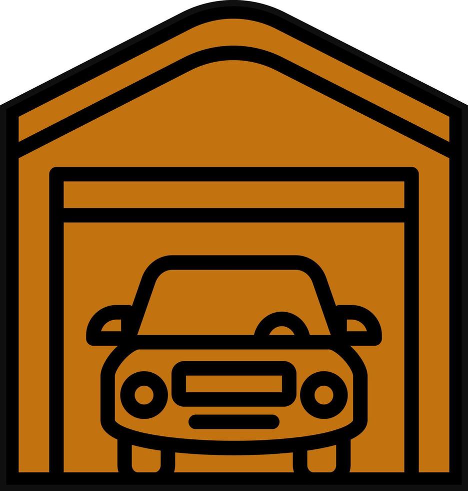 Garage Vector Icon Design