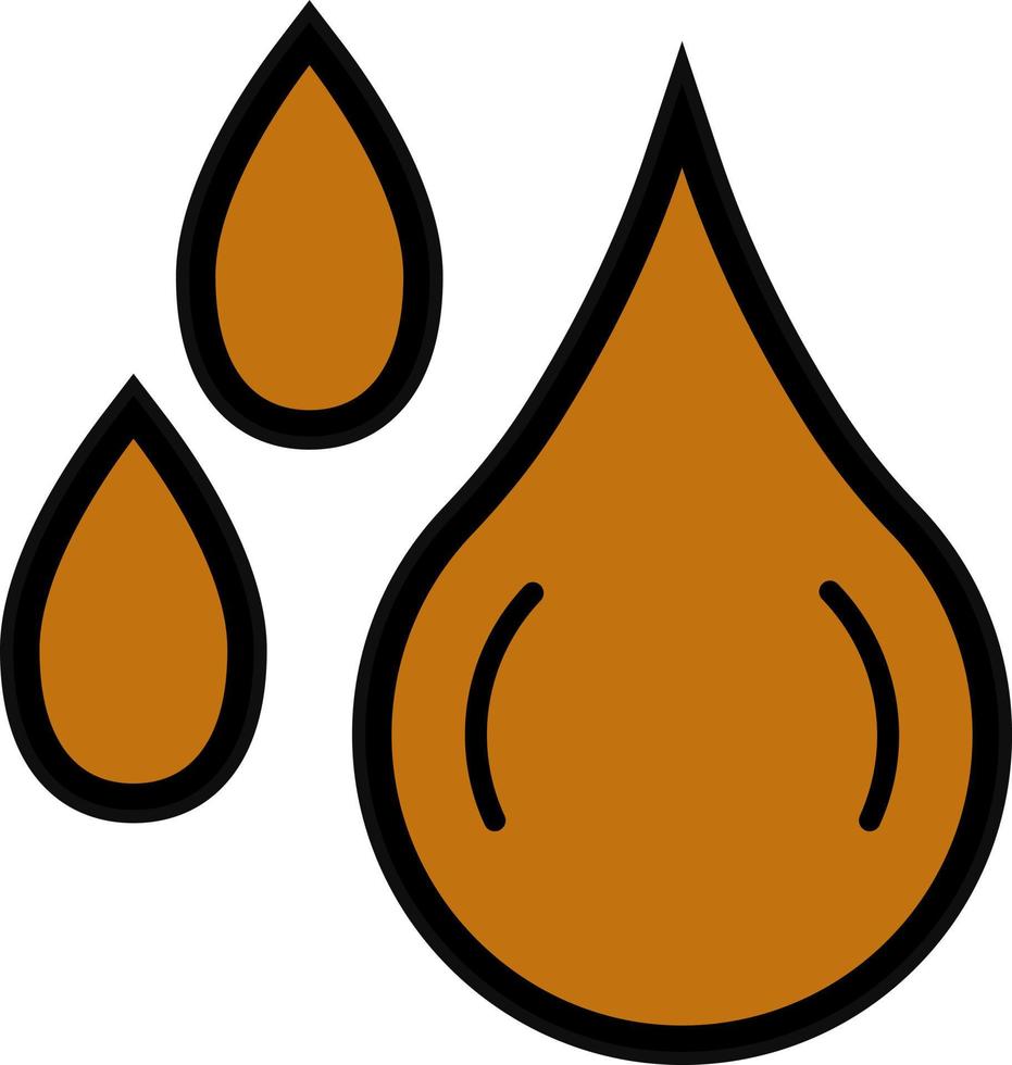 Water Drops Vector Icon Design