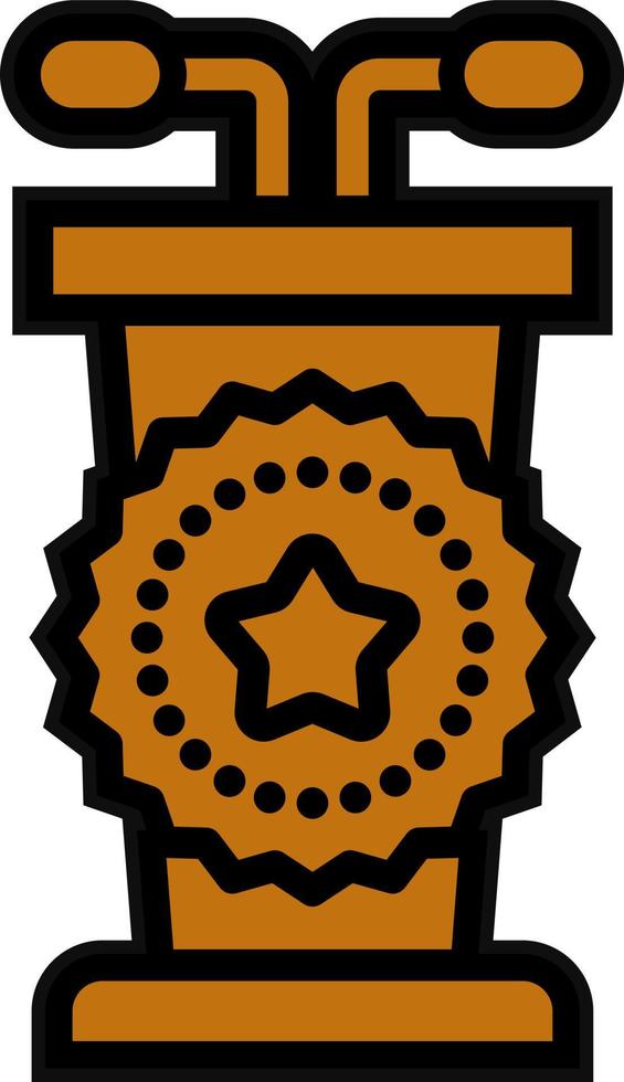 Winner Podium Vector Icon Design