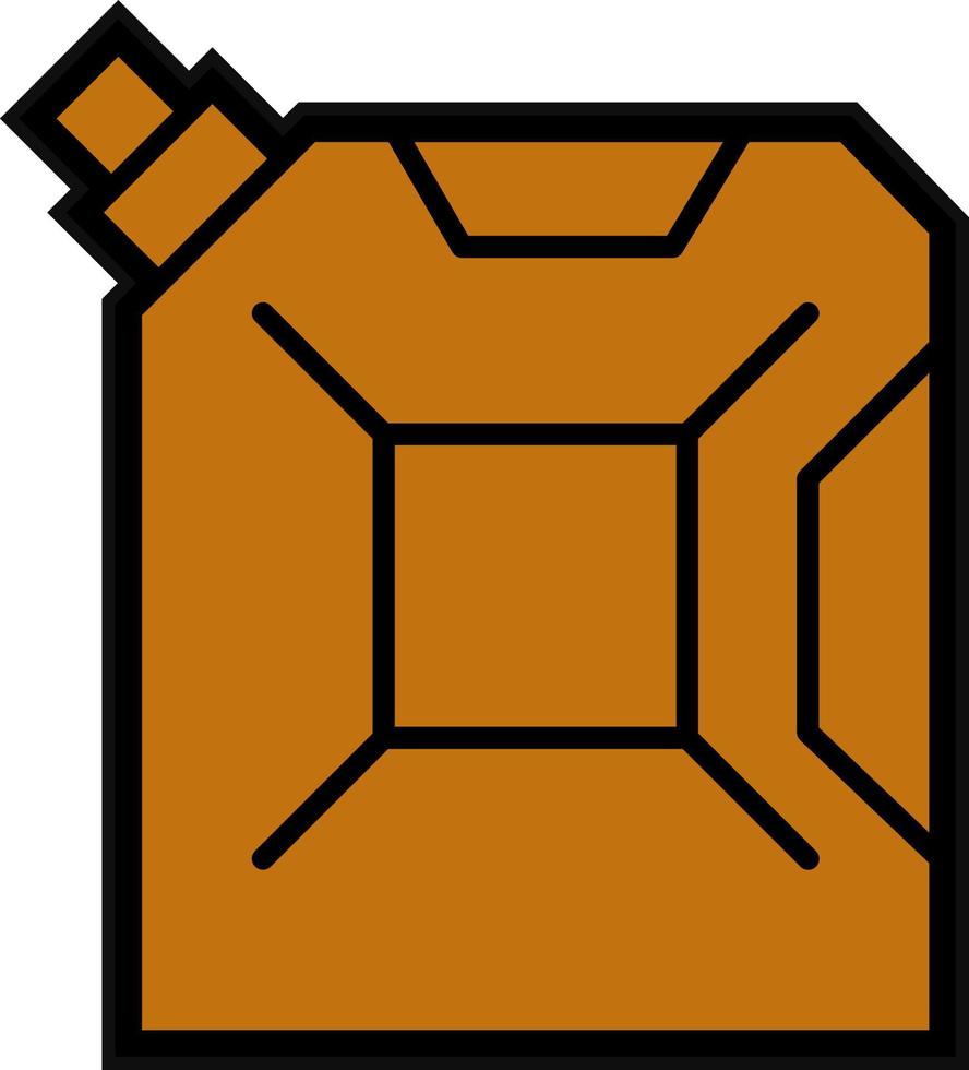 Fuel Can Vector Icon Design