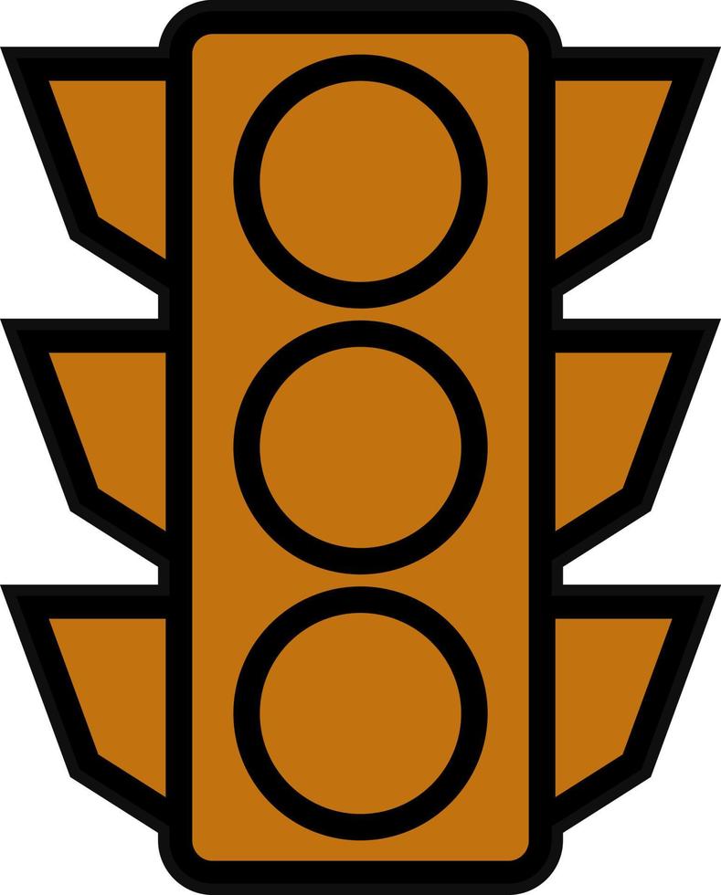 Traffic Control Vector Icon Design