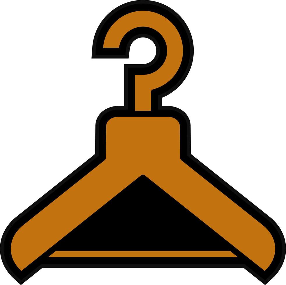 Coat Hanger Vector Icon Design