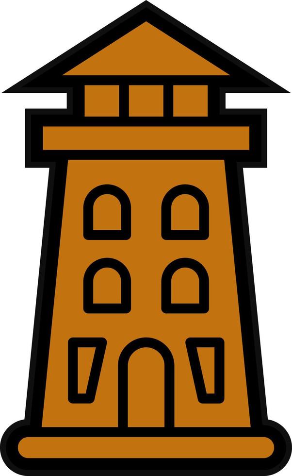 Lighthouse Vector Icon Design